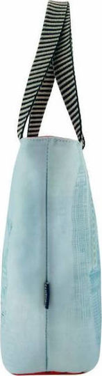 Santoro School Insulated Shoulder Lunch Bag Light Blue Gorjuss
