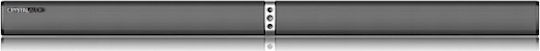 Crystal Audio CASB240 Soundbar 2.1 Bluetooth 240W με Τηλεχειριστήριο Μαύρο