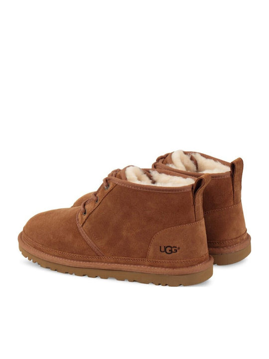 Neumel Suede Καφέ Ανδρικά Μποτάκια