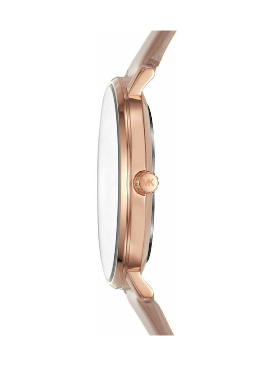 Michael Kors Pyper Women's Watch with Pink Leather Strap