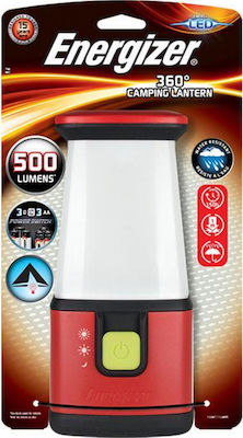 Energizer 360° F081104 Laterne LED Batterie für Camping Wasserdicht mit Taschenlampe 500lm 016-5265