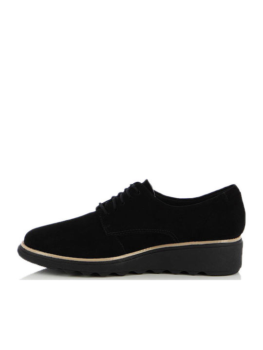 Sharon Noel Women's Leather Oxford Shoes Black