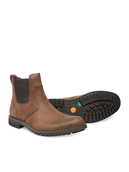 EarthKeeper Stormbuck Leather Brown Chelsea Boots