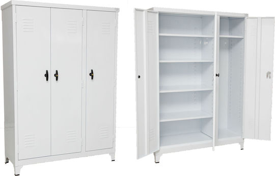 Dreiblättriger AK-741 Metallischer Galvanisierter Außenschrank 120x46x175cm Dreiblättriger AK-741 Metallischer Galvanisierter Außenschrank 120x46x175cm