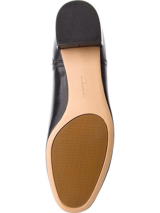 Orabella Leder Damen Chelsea Stiefeletten Schwarz