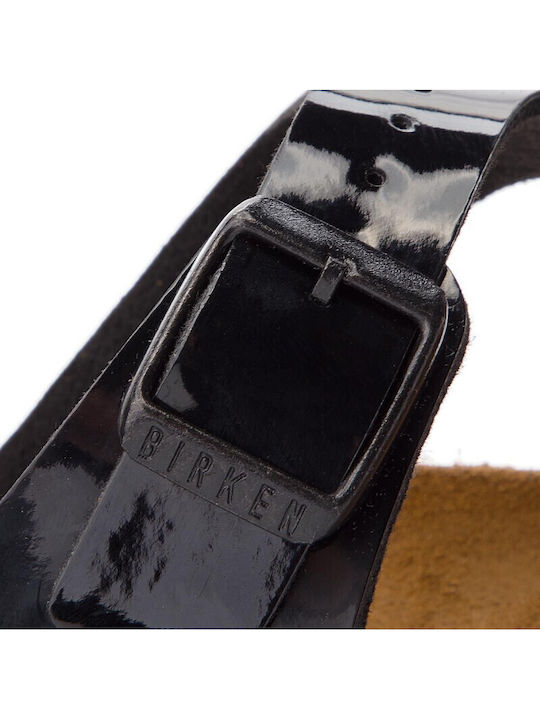Gizeh Women's Flat Sandals Anatomic in Black Color Narrow Fit