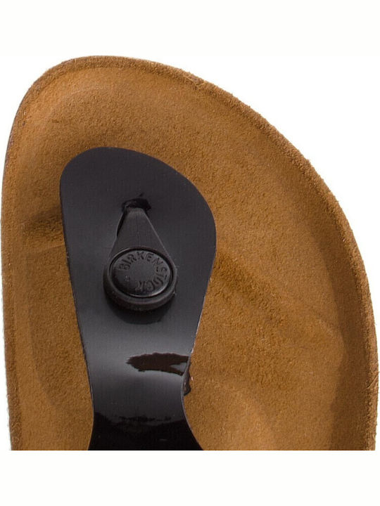 Gizeh Women's Flat Sandals Anatomic in Black Color Narrow Fit