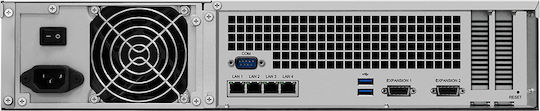 Synology RackStation RS3618xs NAS Rack με 12 θέσεις για HDD/SSD και 4 θύρες Ethernet