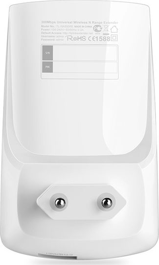 TP-LINK TL-WA850RE v6 WiFi Extender Single Band (2.4GHz) 300Mbps