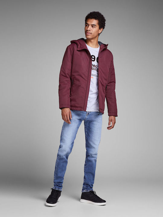 Jacket Bomber Waterproof Burgundy