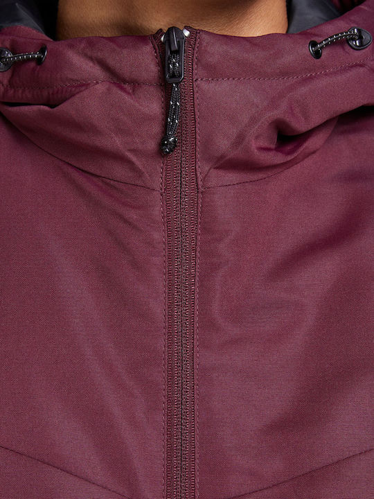 Jacket Bomber Waterproof Burgundy