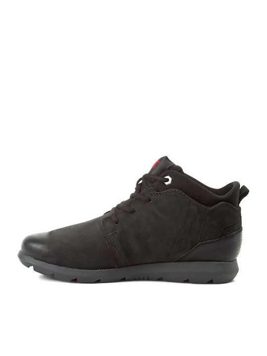 Tran Scend Mid Leather Black Men's Boots