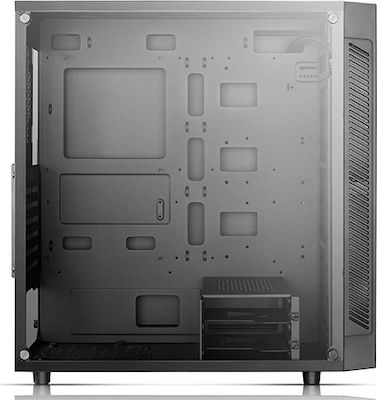 Deepcool Matrexx 55 Gaming Midi Tower Κουτί Υπολογιστή με Πλαϊνό Παράθυρο και RGB Φωτισμό Μαύρο