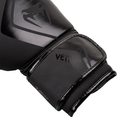 Venum Contender 2.0 Synthetic Leather Boxing Competition Gloves Black