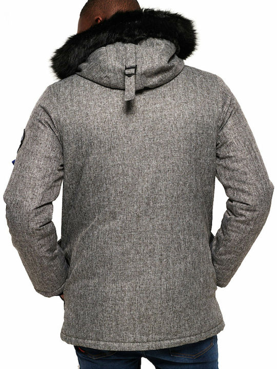 Superdry Everest Jachetă Parka Gri