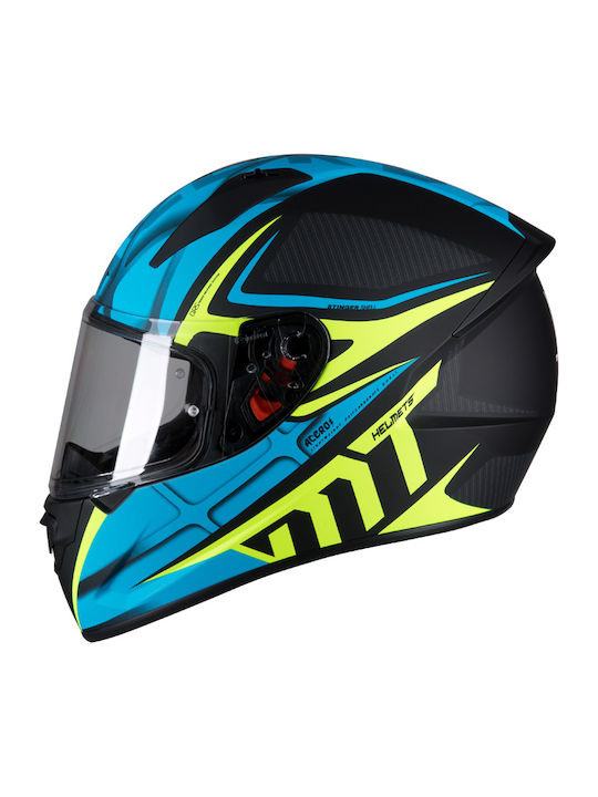 MT Stinger Acero Mat Blue Κράνος Μηχανής Full Face 1450gr