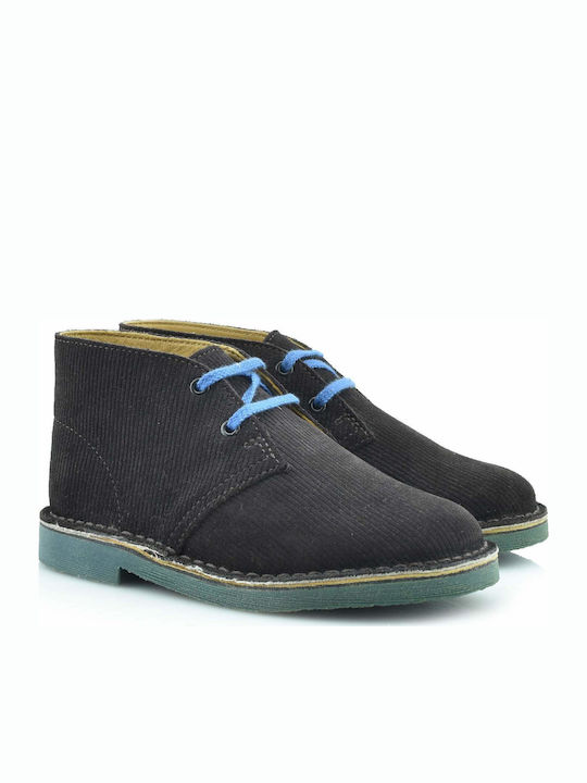 Clarks Desert Boot Corduroy cu Snururi Albastru