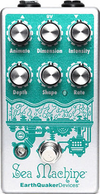 EarthQuaker Devices Sea Machine V3 EQDSEA3 Pedale Wirkung Chorus E-Gitarre und E-Bass