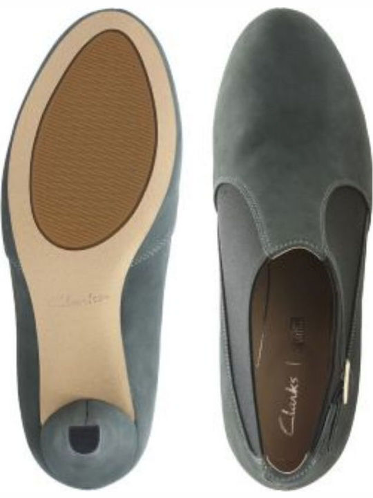 Dalia Pearl Leder Stiefeletten Damen Gray