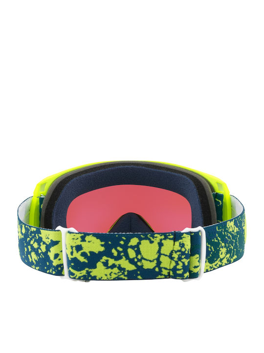 Oakley Line Miner Ski- & Snowboardbrille Erwachsene Bunt mit Linse in Grün Farbe