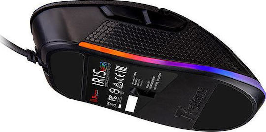 Thermaltake Iris Optical RGB Gaming Ποντίκι 5000 DPI Μαύρο