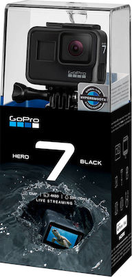 GoPro Hero7 Action Camera 4K Ultra HD Υποβρύχια με WiFi Μαύρη με Οθόνη 2"