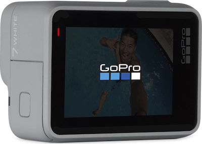 GoPro Hero7 Action Camera Full HD (1080p) Υποβρύχια με WiFi Λευκή με Οθόνη 2"