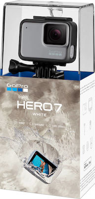 GoPro Hero7 Action Camera Full HD (1080p) Υποβρύχια με WiFi Λευκή με Οθόνη 2"