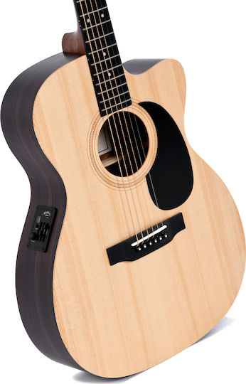 Sigma Guitars Semi-acustic Chitară 000TCE+ Natural Chitare acustice cu decupaj Natural
