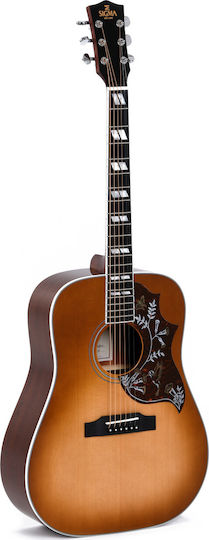 Sigma Guitars Semi-Akustik Akustikgitarre Heritage Cherry Sunburst Sunburst