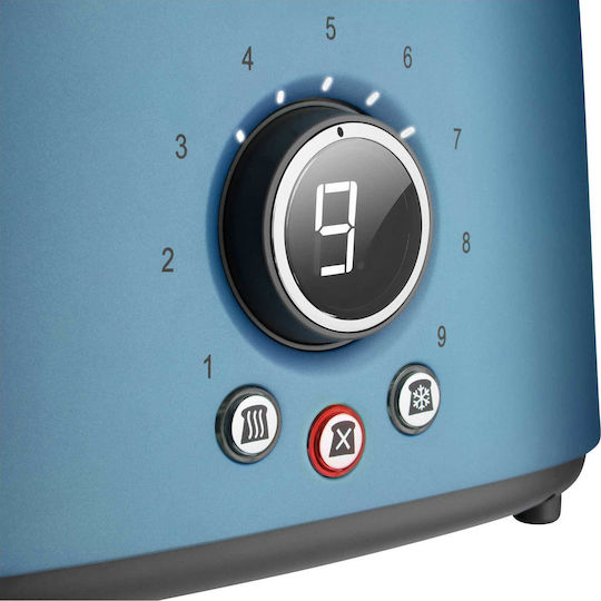 Sencor STS6052BL Φρυγανιέρα 2 Θέσεων 1000W Μπλε