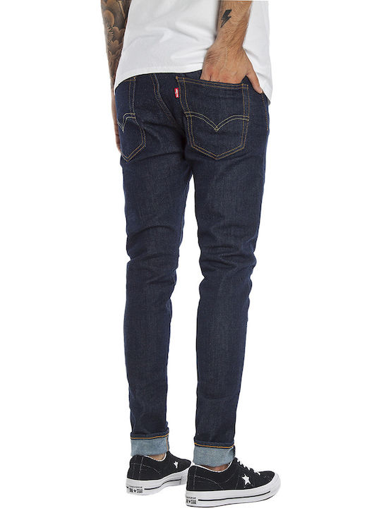Levi's 512 Ανδρικό Παντελόνι Τζιν Ελαστικό Slim Fit Tapered Μπλε