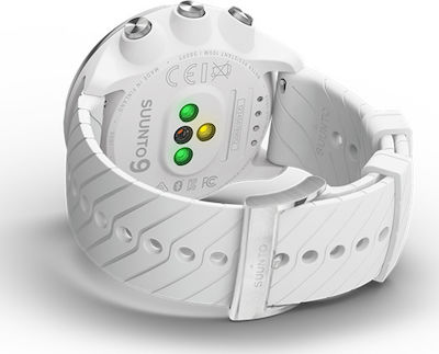 Suunto 9 50mm Smartwatch mit Pulsmesser (Weiß)