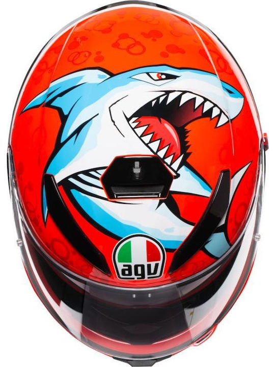 AGV K-3 SV Multi Attack Motorcycle Helmet Full Face ECE 22.05 Weight 1570g with Pinlock and Sun Visor