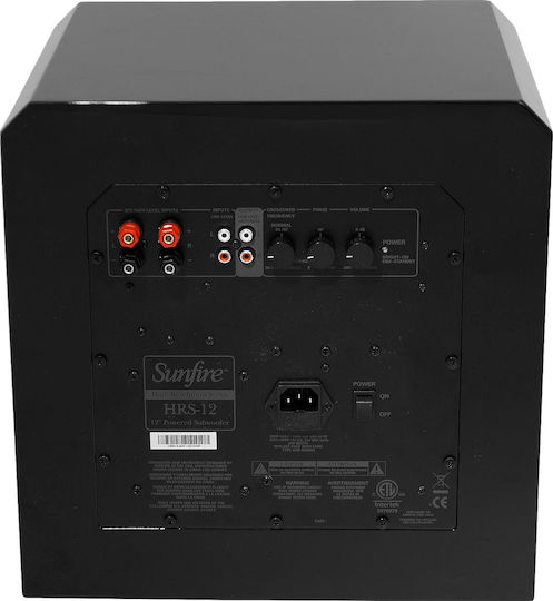 Sunfire HRS-12 Самоусилващ Субуфер с Говорител 12" 1000W Черен