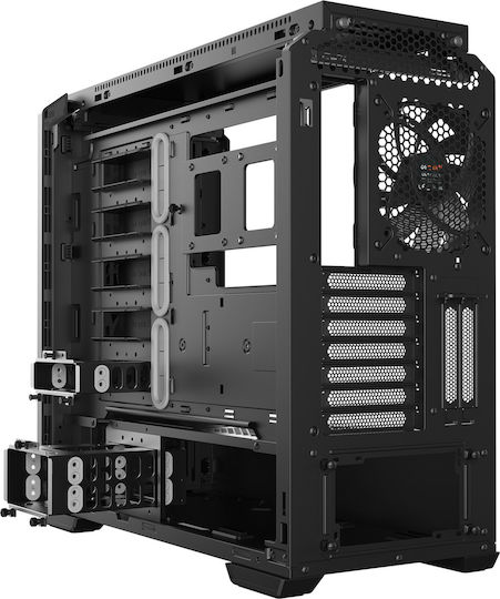 Be Quiet Silent Base 601 Window Gaming Midi Tower Κουτί Υπολογιστή Ασημί