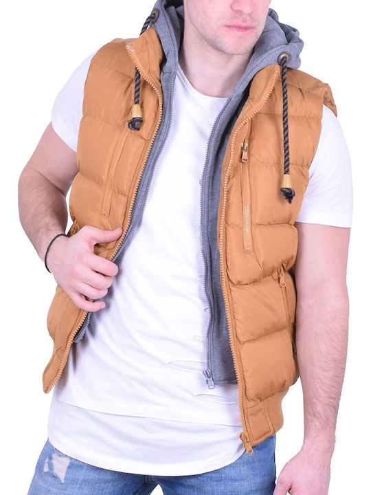 Sleeveless vest with hood Crocodile Crocodile