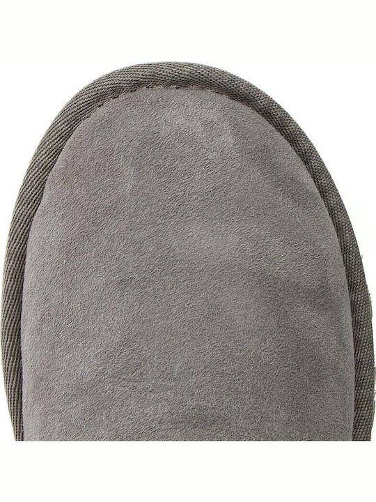 Classic Short II Suede Γυναικείες Μπότες με Γούνα Γκρι