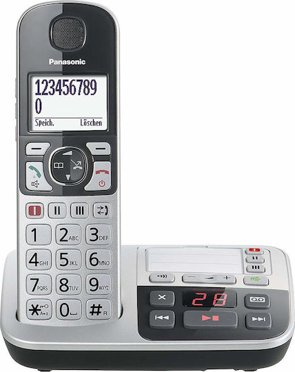 Panasonic KX-TGE520 Ασύρματο Τηλέφωνο Ασημί