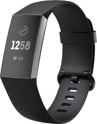 Fitbit Charge 3 Тракер за активност с пулсомер Черен