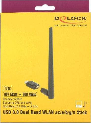 DeLock 12535 Αντάπτορας Δικτύου USB με Ενσύρματη Σύνδεση Ethernet