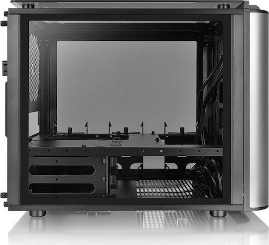 Thermaltake Level 20 VT Gaming Micro Tower Κουτί Υπολογιστή με Πλαϊνό Παράθυρο Μαύρο