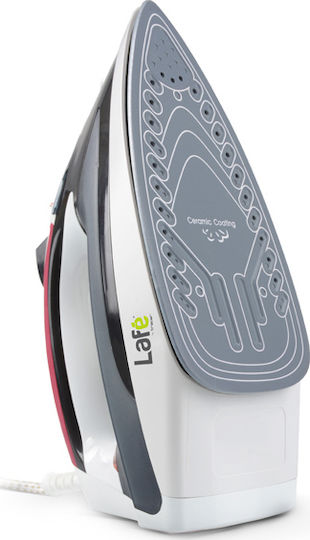 Lafe LAF02b Steam Iron 2200W with Ceramic Plate and Continuous Steam Supply 80g/min