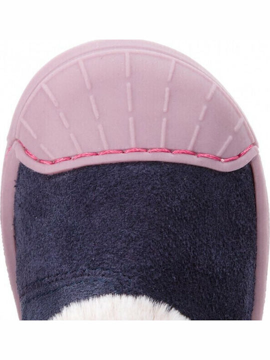 Kids Boots with Zipper Navy Blue
