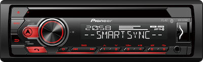 Pioneer Ηχοσύστημα Αυτοκινήτου Universal 1DIN (Bluetooth/USB/AUX) με Αποσπώμενη Πρόσοψη
