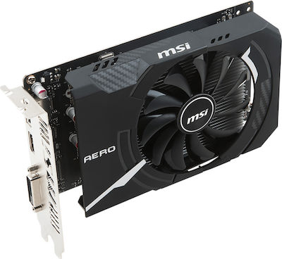 MSI GeForce GTX 1050 Ti 4GB GDDR5 Aero ITX OCV1 Κάρτα Γραφικών