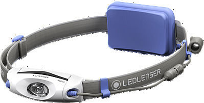 LedLenser Rechargeable Headlamp LED Waterproof IP57 with Maximum Brightness 240lm Neo6R Blue