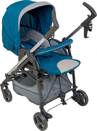 Bebe Stars Gabi Adjustable Baby Stroller Suitable for Newborn Light Blue 9.7kg