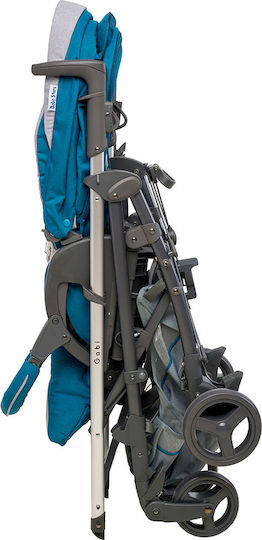 Bebe Stars Gabi Adjustable Baby Stroller Suitable for Newborn Light Blue 9.7kg