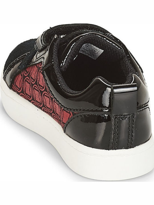 City Hero Kinder Sneakers Anatomisch mit Klettverschluss Schwarz